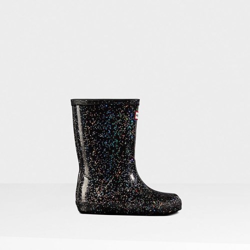 Hunter Original Giant Glitter Rain Boots For Kids - NZ Q6218